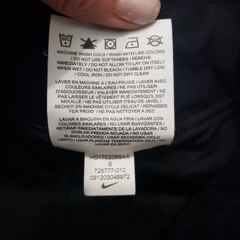 Nike Skort Women Small Black Dri-Fit Tennis Golf Pull On Outdoors Sports - Picture 7 of 9